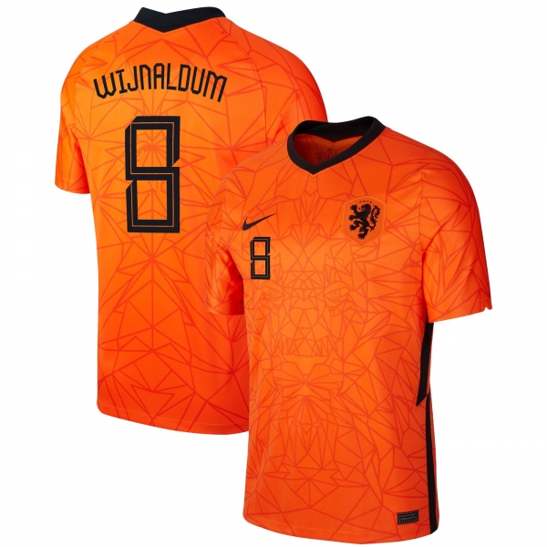 Netherlands National Team 2022 Qatar World Cup Georginio Wijnaldum #8 Orange Home Men Jersey