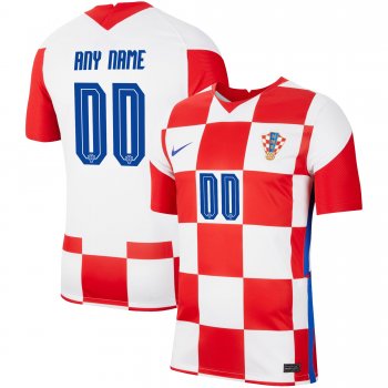 Croatia National Team 2022 Qatar World Cup Custom Red - White Home Men Jersey