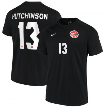 Canada National Team 2022 Qatar World Cup Atiba Hutchinson #13 Black Third Men Jersey