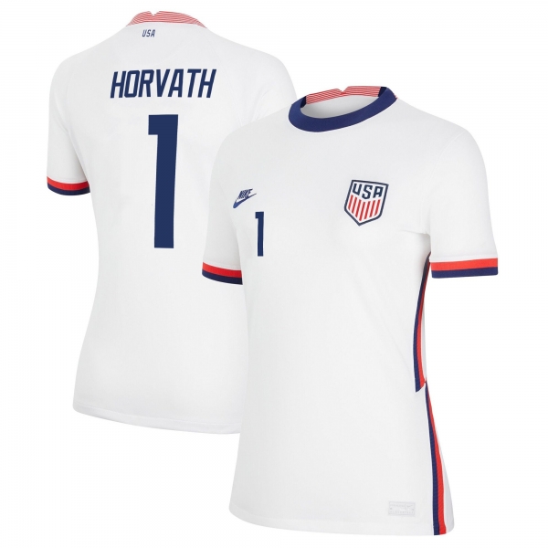 Women USA National Team 2022 Qatar World Cup Ethan Horvath #1 White Home Jersey