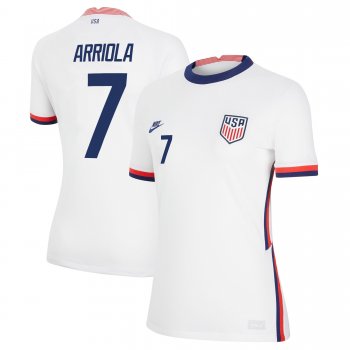 Women USA National Team 2022 Qatar World Cup Paul Arriola #7 White Home Jersey