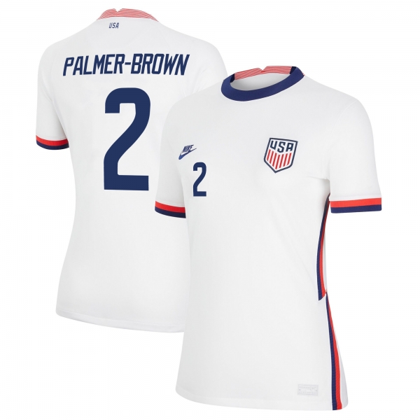 Women USA National Team 2022 Qatar World Cup Erik Palmer-Brown #2 White Home Jersey