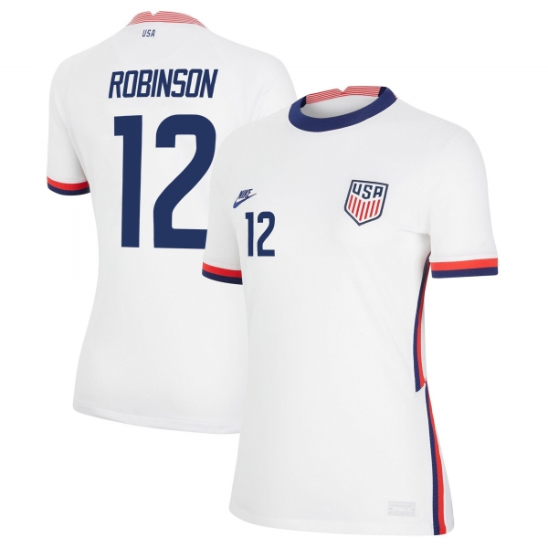 Women USA National Team 2022 Qatar World Cup Miles Robinson #12 White Home Jersey