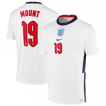 England National Team 2022 Qatar World Cup Mount #19 White Home Men Jersey