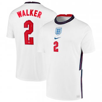 England National Team 2022 Qatar World Cup Walker #2 White Home Men Jersey