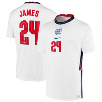 England National Team 2022 Qatar World Cup James #24 White Home Men Jersey