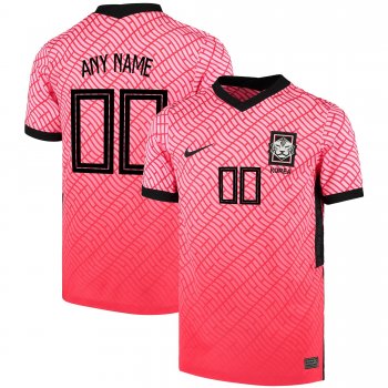 South Korean National Team 2022 Qatar World Cup Custom Pink - Red Home Men Jersey