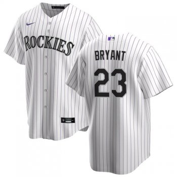 Kris Bryant #23 Colorado Rockies Home Player Name Jersey - White