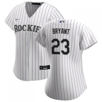 Kris Bryant #23 Colorado Rockies Women's Home Jersey - White