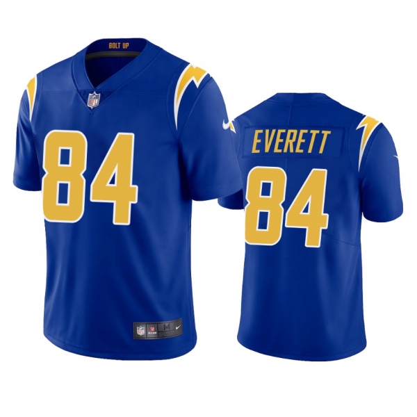 Gerald Everett Los Angeles Chargers Royal Vapor Limited Jersey