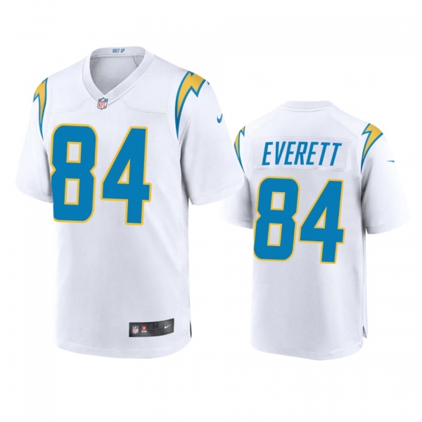 Los Angeles Chargers Gerald Everett White Game Jersey