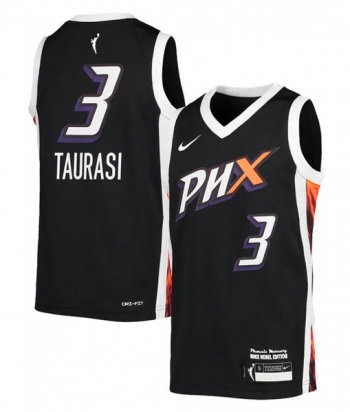 Men's Phoenix Mercury #3 Diana Taurasi Black Stitched Jersey