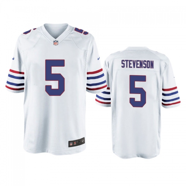 Buffalo Bills Marquez Stevenson White Alternate Game Jersey