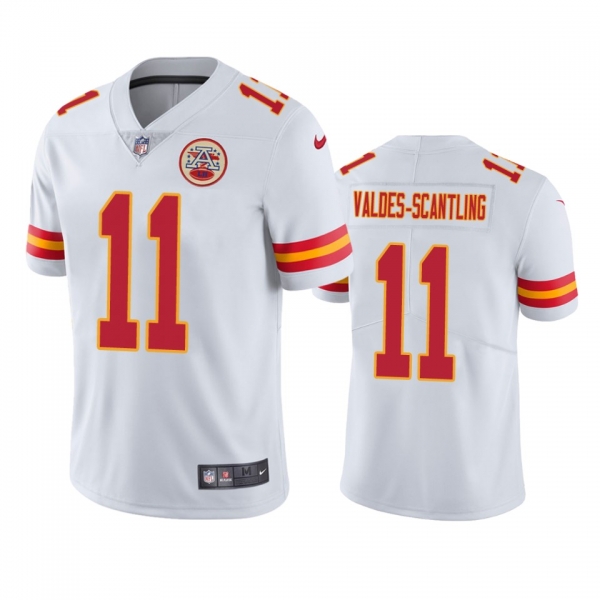 Marquez Valdes-Scantling Kansas City Chiefs White Vapor Limited Jersey