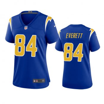 Women's Los Angeles Chargers Gerald Everett Royal Alternate Game Jersey