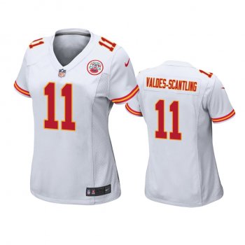 Women's Kansas City Chiefs Marquez Valdes-Scantling White Game Jersey