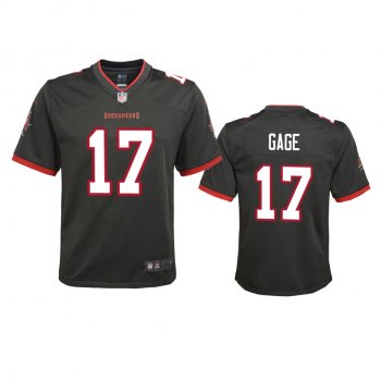 Youth Buccaneers Russell Gage Pewter Alternate Game Jersey