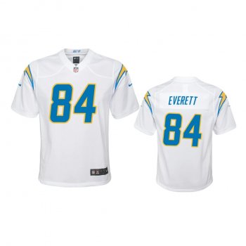 Youth Chargers Gerald Everett White Game Jersey