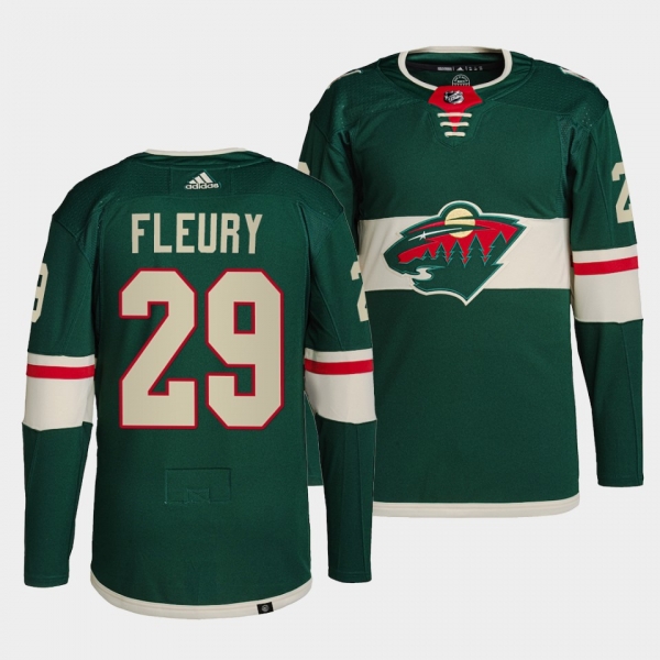 Minnesota Wild Home Marc-Andre Fleury #29 Green Jersey Primegreen Authentic Pro