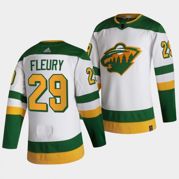 Marc-Andre Fleury Wild #29 Reverse Retro Jersey White Authentic