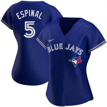 Women's Replica Santiago Espinal Toronto Blue Jays Royal Alternate