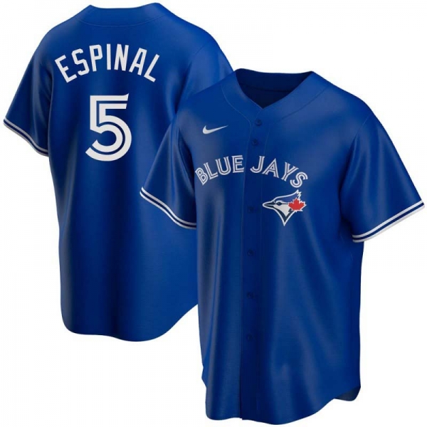 Replica Santiago Espinal Men's Toronto Blue Jays Royal Alternate Jersey