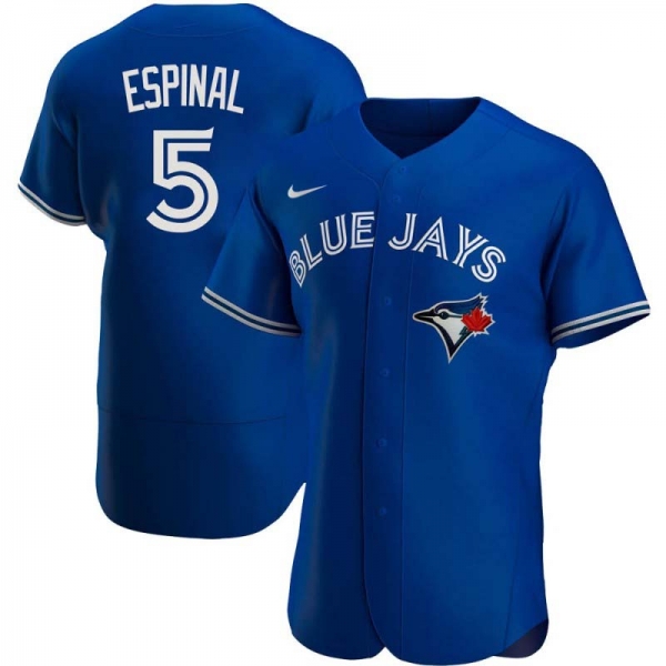 Authentic Santiago Espinal Men's Toronto Blue Jays Royal Alternate Jersey