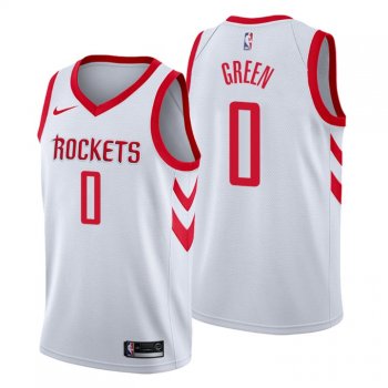 Houston Rockets No. 0 Jalen Green White Swingman Association Edition Jersey