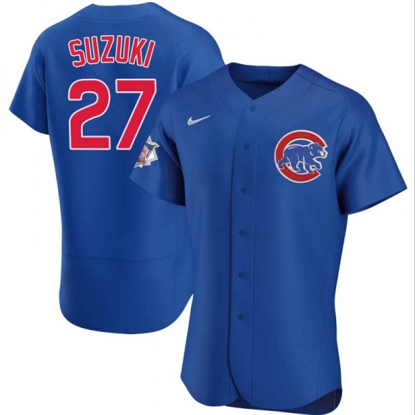 Seiya Suzuki Men's Chicago Cubs Alternate Jersey - Royal Authentic