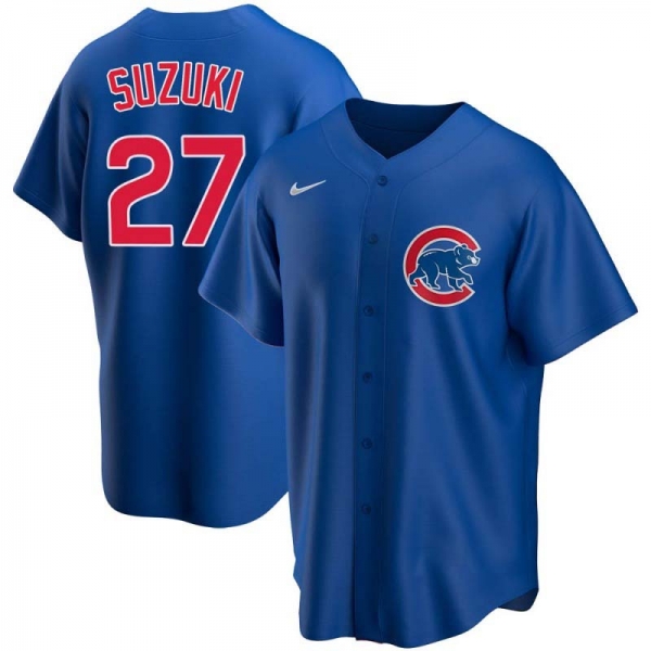 Seiya Suzuki Men's Chicago Cubs Alternate Jersey - Royal Replica