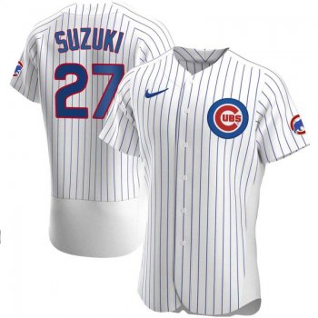 Seiya Suzuki Men's Chicago Cubs Home Jersey - White Authentic