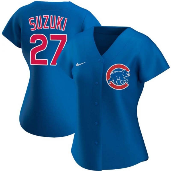 Women's Seiya Suzuki Chicago Cubs Alternate Jersey - Royal Replica