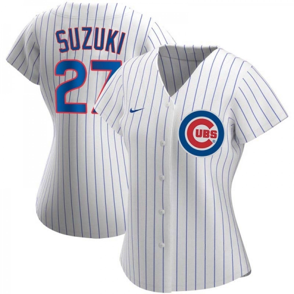 Women's Seiya Suzuki Chicago Cubs Home Jersey - White Replica