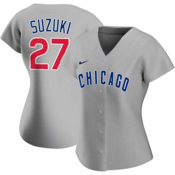 Women's Seiya Suzuki Chicago Cubs Road Jersey - Gray Authentic