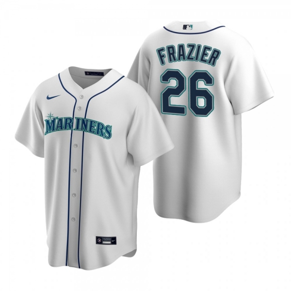 Men's Seattle Mariners Adam Frazier Nike White Replica Home Jersey