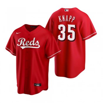 Cincinnati Reds Andrew Knapp Nike Scarlet Replica Jersey