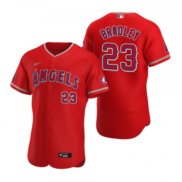 Men's Los Angeles Angels Archie Bradley Red Authentic Jersey