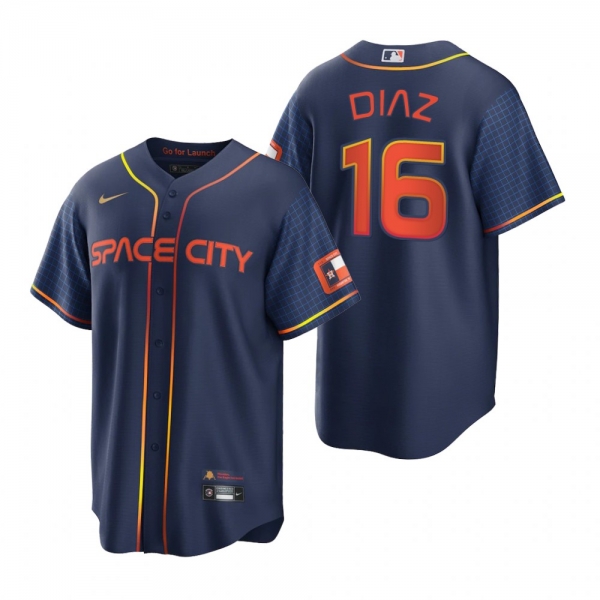 Houston Astros Aledmys Diaz Navy 2022 City Connect Replica Jersey