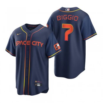 Houston Astros Craig Biggio Navy 2022 City Connect Replica Jersey