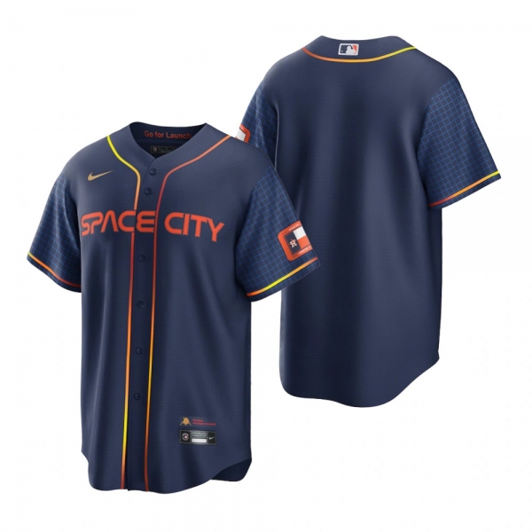 Houston Astros Navy 2022 City Connect Replica Jersey