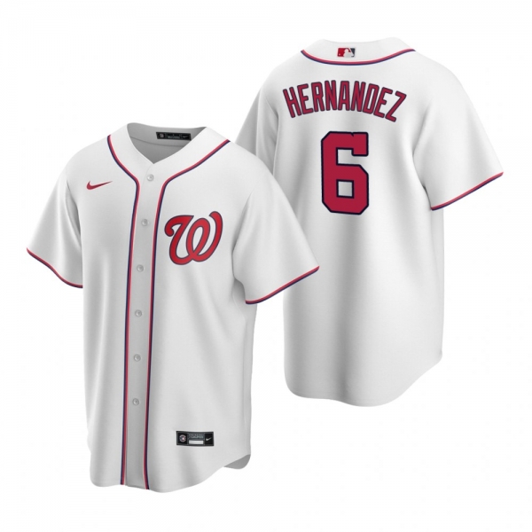 Washington Nationals Cesar Hernandez Nike White Replica Home Jersey