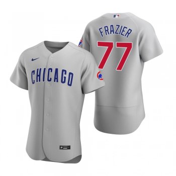 Men's Chicago Cubs Clint Frazier Gray Authentic Road Jersey