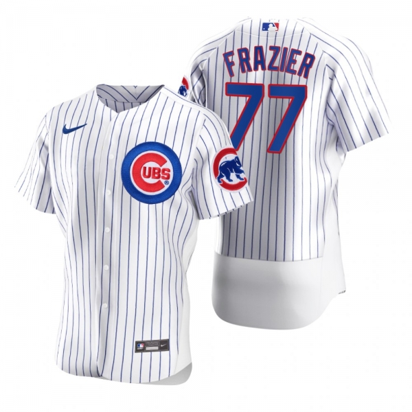 Men's Chicago Cubs Clint Frazier White Authentic Home Jersey