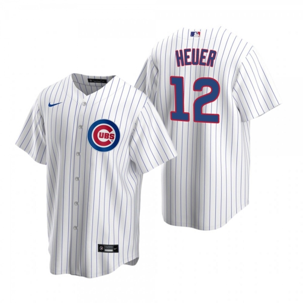 Chicago Cubs Codi Heuer Nike White Replica Home Jersey