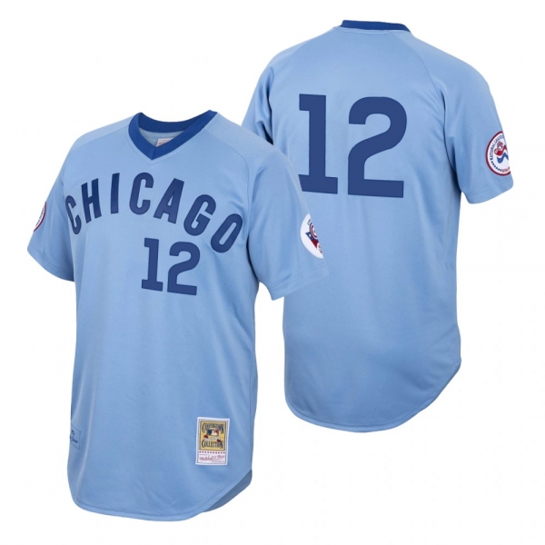 Chicago Cubs Codi Heuer 1976 Cooperstown Light Blue Authentic Jersey