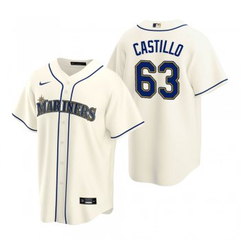 Men's Seattle Mariners Diego Castillo Nike Cream Replica Alternate Jersey