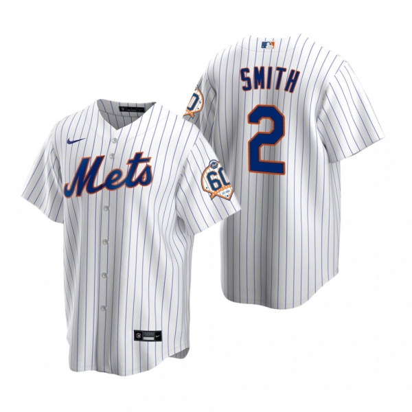 New York Mets Dominic Smith Nike White 60th Anniversary Replica Jersey