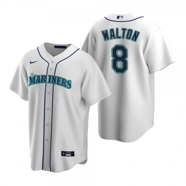 Men's Seattle Mariners Donovan Walton Nike White Replica Home Jersey