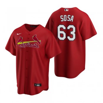 St. Louis Cardinals Edmundo Sosa Nike Red Replica Alternate Jersey