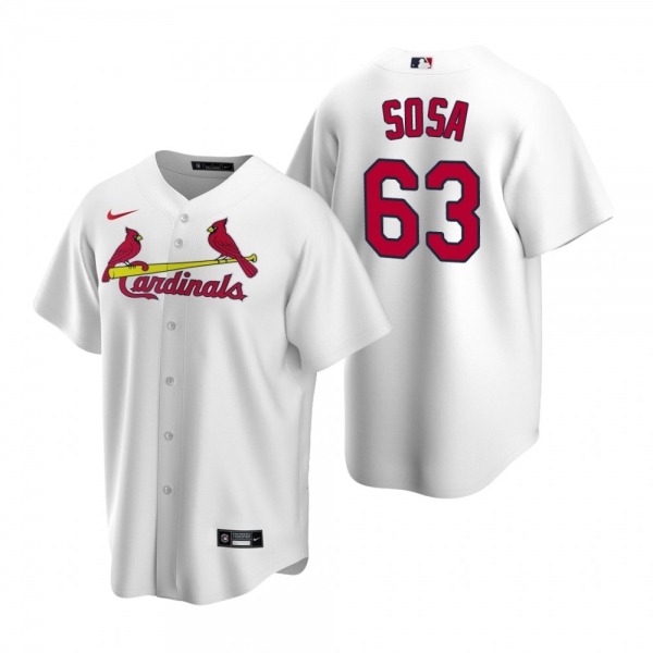 St. Louis Cardinals Edmundo Sosa Nike White Replica Home Jersey